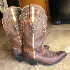 J.B. Dillon Woman’s Vintage Leather Cowgirl Boots